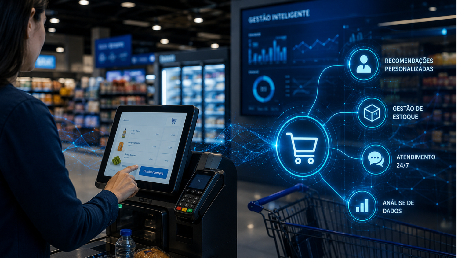 Automação comercial em 2026: por que a operação "invisível" vira padrão no varejo