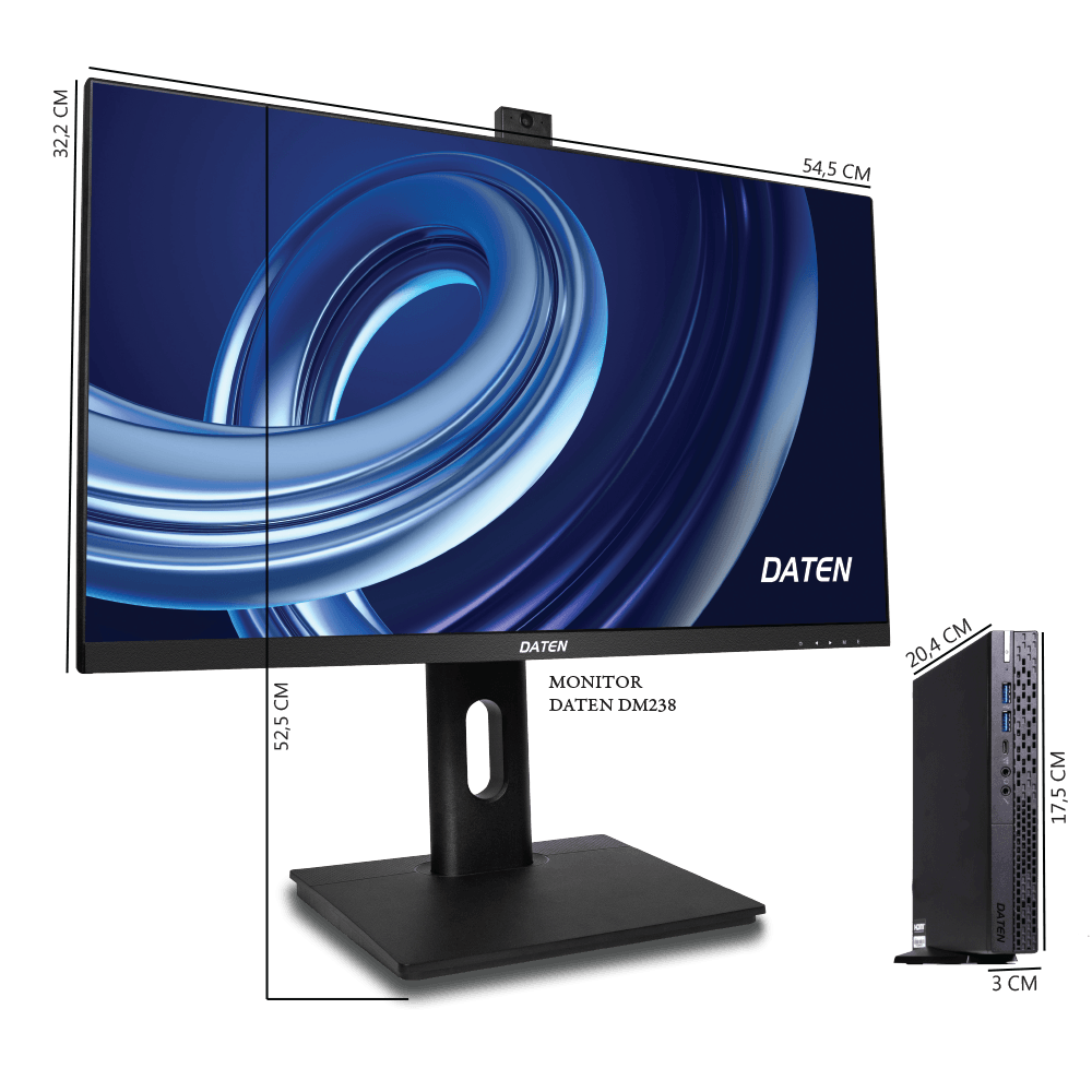 MiniPC DATEN DC4D-U INTEL  i3 10100T C10 8GB  SSD 256GB 