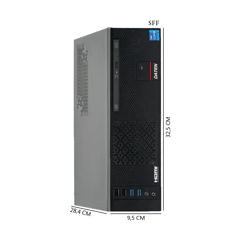 Desktop PDV DATEN DC5A-S AMD Ryzen Pro 3 5355GE  MEM 8GB SSD 128GB  SEM SISTEMA OPERACIONAL