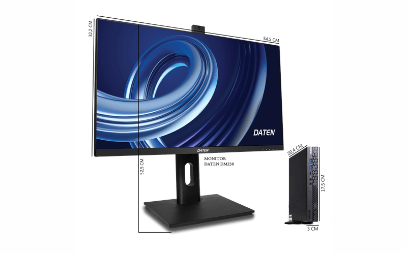 MiniPC PDV DATEN DC4D-U INTEL i5 10400T MEM 8GB SSD 128GB