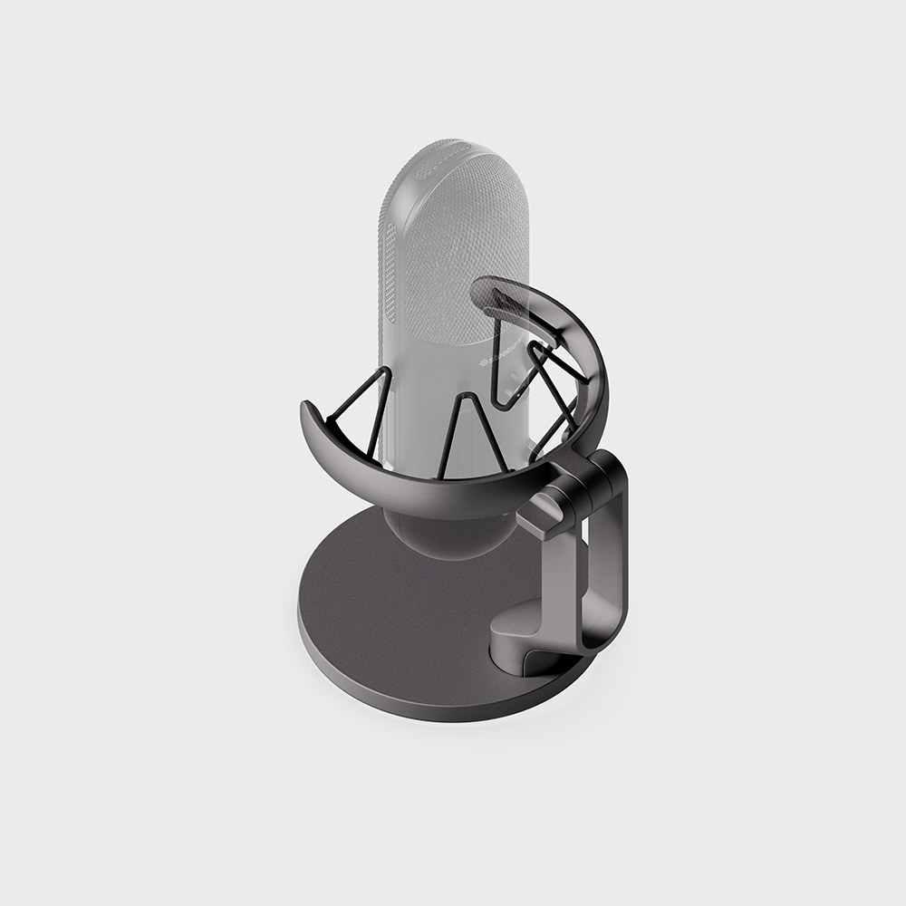 Microfone Alias - Gamer De Mesa Condensador Steelseries Alias, RGB, USB-C - Streamer Podcast - 61601