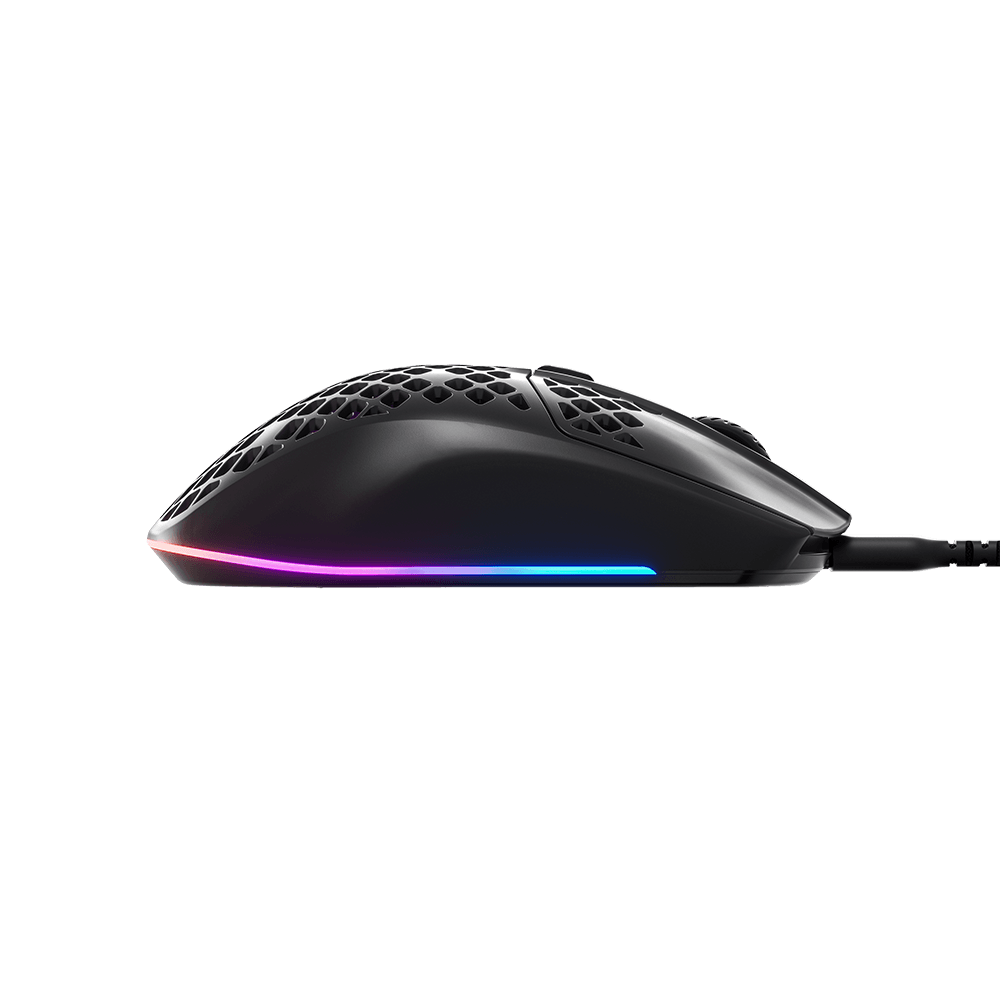 Mouse Gamer Steelseries Aerox 3, RGB, 8.500 CPI, USB-C, Preto - 62611