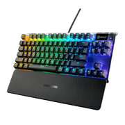 Teclado Mecânico Gamer Steelseries Apex 7, TKL, RGB, Switch Red, Anti-ghosting, US, Preto - 64646